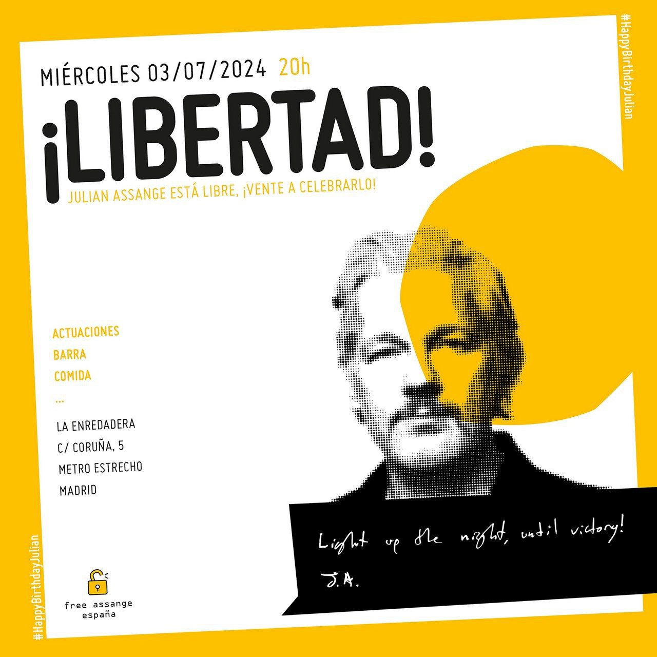 Fiesta Julian Assange