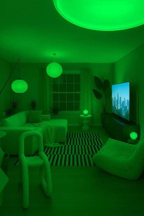 Iluminación verde